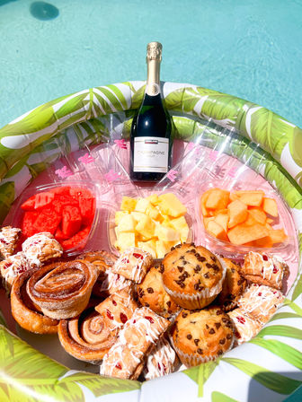 Insta-Worthy Floating Delicious Brunch & Floatie with Complimentary Champagne Delivered to Your Door image 1