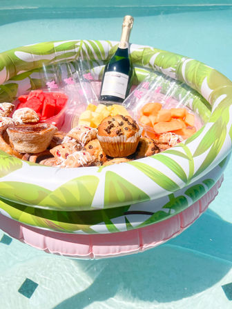 Insta-Worthy Floating Delicious Brunch & Floatie with Complimentary Champagne Delivered to Your Door image 2