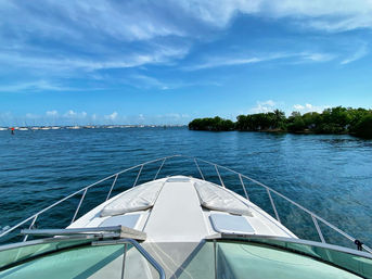 Epic BYOB Party Boat on 40ft Yacht Along Miami Skyline with Complimentary Bottle of Bubbly image 6