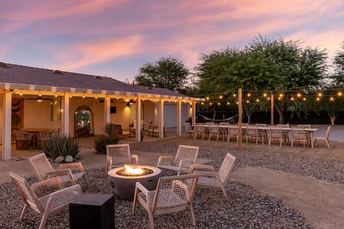 Desert Moon One Acre Property: Fully Fenced with Pickleball Court, Cowboy Pool, Hot Tub + Airstream image 23