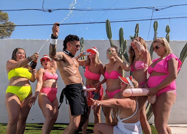 Hire a cabana boy or party butler to bartend, host games, and spice up your Miami bachelorette party​ image 12