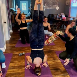 Bad Girls Yoga: Gatlinburg’s Namaste then Rosè Class, Yoga Mat, Rosé & Aromatherapy Included! image 27