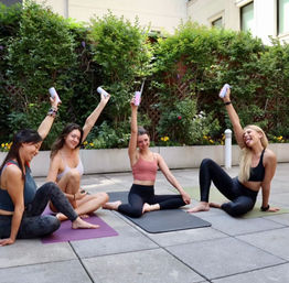 Bad Girls Yoga: Palm Spring's Namaste then Rosè Class, Yoga Mat, Rosé & Aromatherapy Included! image