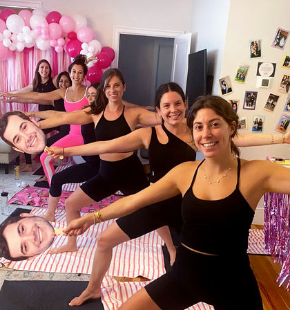 Namaste then Rosè BYOB Yoga Party with Aromatherapy, Complimentary Rosé & Yoga Mat image 2