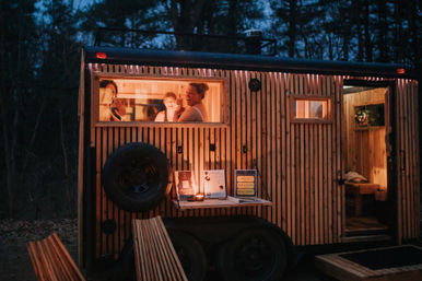 Mobile Sauna Experience: Wood-Fired Sauna Brought to You image