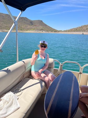 Lake Pleasant Pontoon Boat With Captain & All The Extras Included! image 44