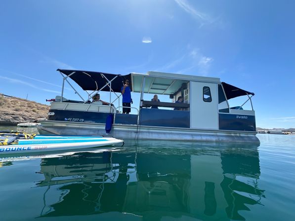 Private Pontoon Charter with Captain, Lake Pleasant.  Paddleboards, Water toys, Bathroom... image 18