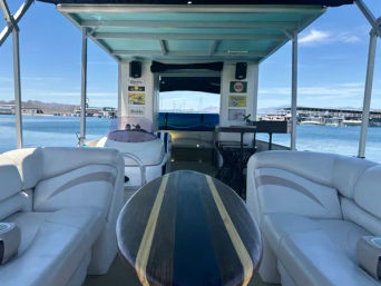 Lake Pleasant Pontoon Boat Rental With Captain & All The Extras Included! image 5