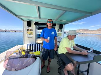 Lake Pleasant Pontoon Boat Rental With Captain & All The Extras Included! image 29