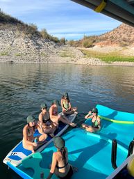 Lake Pleasant Pontoon Boat Rental With Captain & All The Extras Included! image 28
