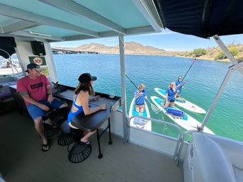 Lake Pleasant Pontoon Boat Rental With Captain & All The Extras Included! image 14