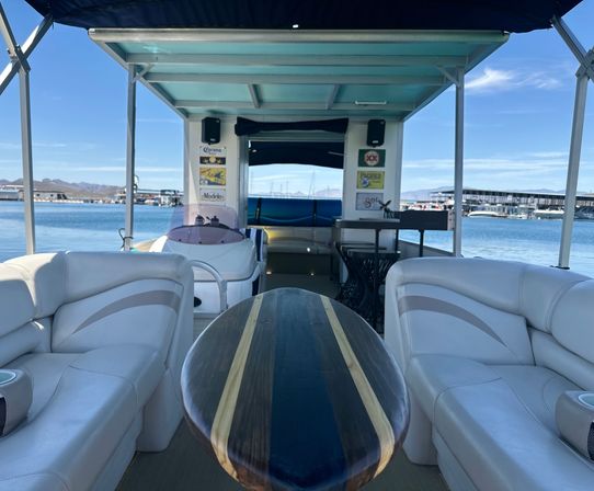 Private Pontoon Charter with Captain, Lake Pleasant.  Paddleboards, Water toys, Bathroom... image 16