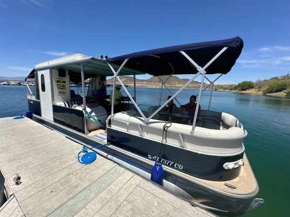 Private Pontoon Charter with Captain, Lake Pleasant.  Paddleboards, Water toys, Bathroom... image 9