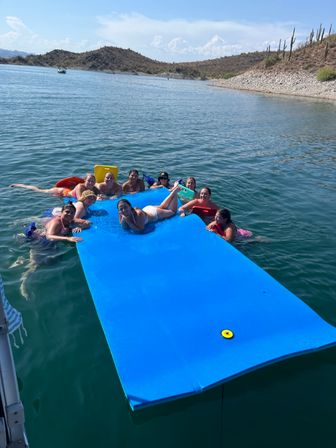 Private Pontoon Charter with Captain, Lake Pleasant.  Paddleboards, Water toys, Bathroom... image 25