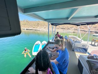 Lake Pleasant Pontoon Boat Rental With Captain & All The Extras Included! image 16