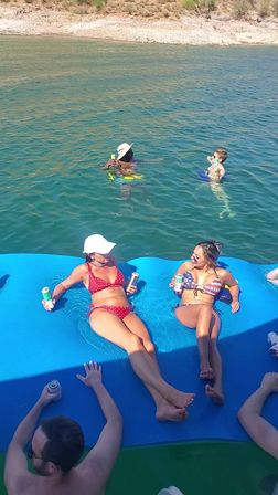 Lake Pleasant Pontoon Boat Rental With Captain & All The Extras Included! image 15