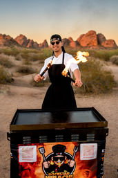Private Hibachi Chef Dining & Fire Show Experience with Unlimited Sake at Your Own Home image 1