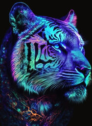 Private Sip & Paint Party with Fluorescent Art image 3