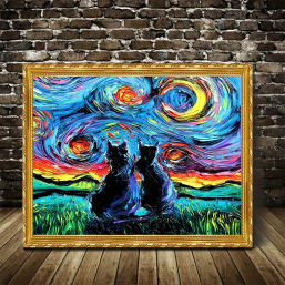 Private Sip & Paint Party with Fluorescent Art image 7