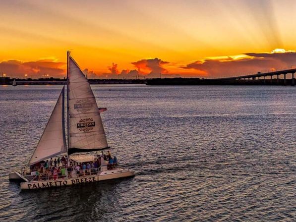 Private 50ft Catamaran Sail - Charleston Harbor up to 100 People image 34