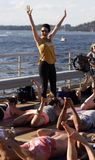 Thumbnail image for Boat Yoga Aboard an Insta-Worthy Pink Party Barge with Yoga Mats & Complimentary Mimosas Included