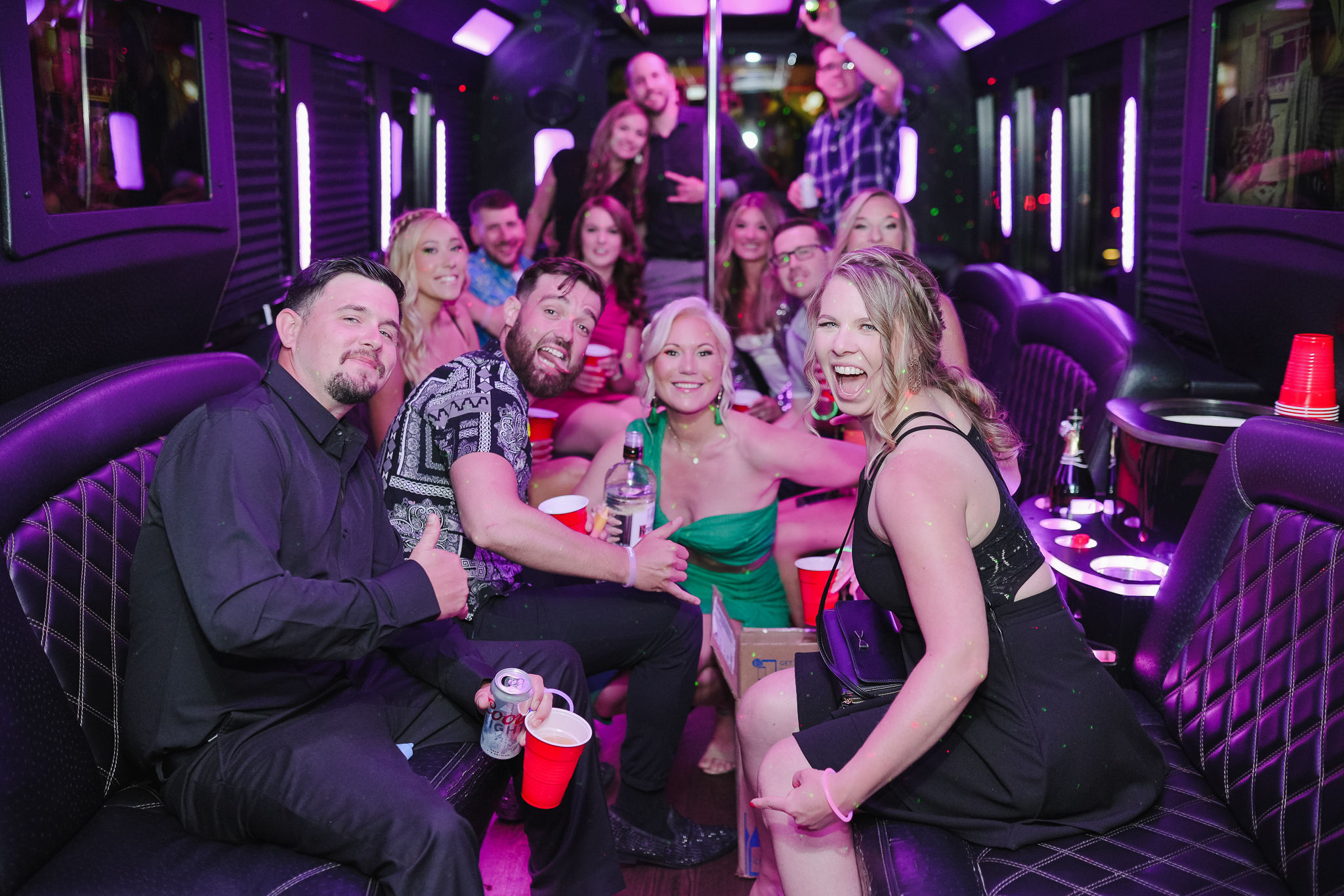 Vegas Sign & Mini Strip Tour in Private Limo or Party Bus with