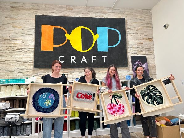 Chicago Tufting Workshop: DIY Rug Making Class in Wicker Park at Pop Craft Studio image 1