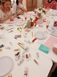 Sip and Paint Party: Create Your Own Cute Little Canvas image 12