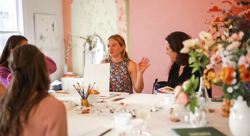 Sip and Paint Party: Create Your Own Cute Little Canvas image 11