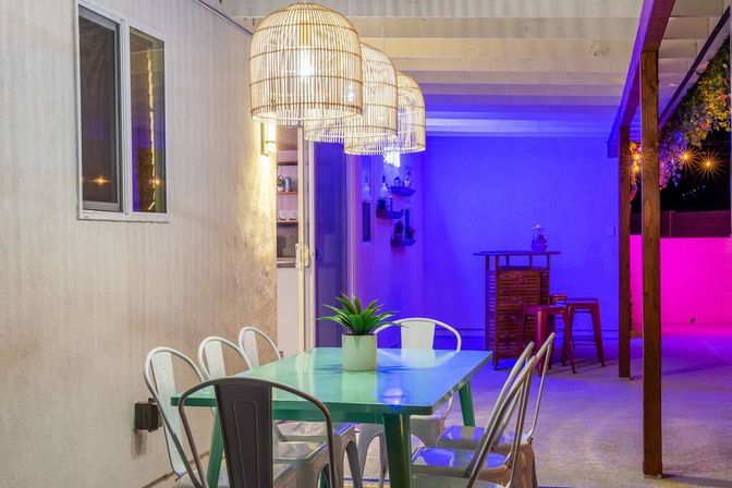Love Oasis: Luxury Villa with Heated Pool, Mini Golf & Neon Vibes image 20