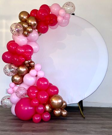 Custom Balloon Garlands: Freeform & Backdrop Stands image 3