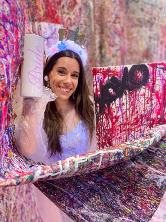 Mobile Splatter Room Experience: We Bring the Fun to You with Body Coverings & Paint Provided image 10