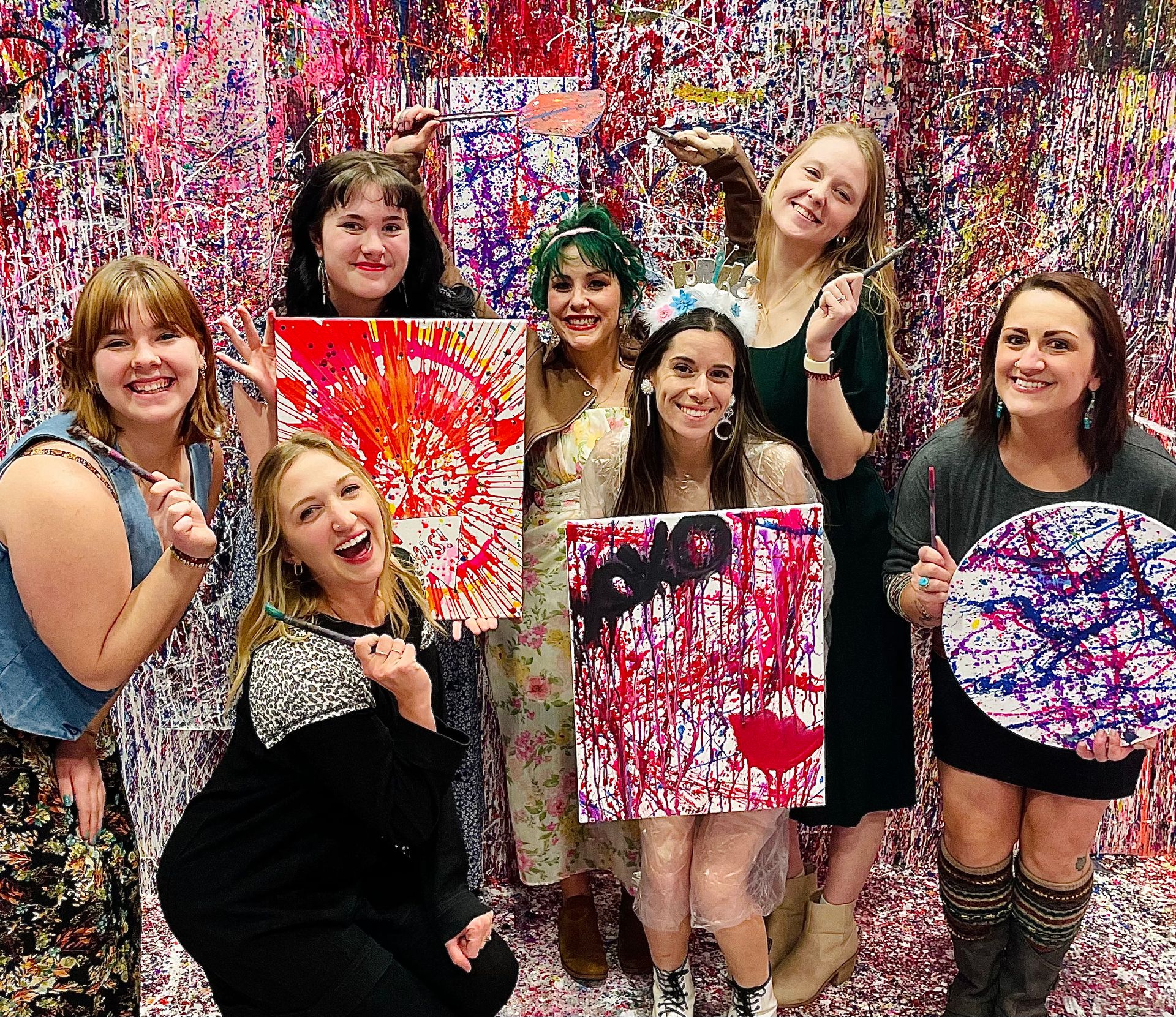 Mobile Splatter Room Experience: We Bring the Fun to You with Body Coverings & Paint Provided image 1