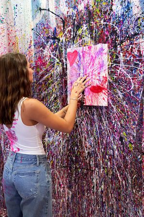 Mobile Splatter Room Experience: We Bring the Fun to You with Body Coverings & Paint Provided image 4
