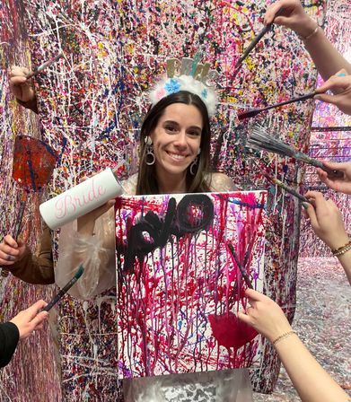 Mobile Splatter Room Experience: We Bring the Fun to You with Body Coverings & Paint Provided image 8