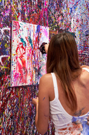 Mobile Splatter Room Experience: We Bring the Fun to You with Body Coverings & Paint Provided image 20