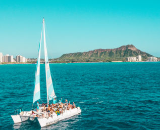 Aloha Hour Waikiki Sail: BYOB Cruise for Bachelorette, Bachelor & Group Parties image
