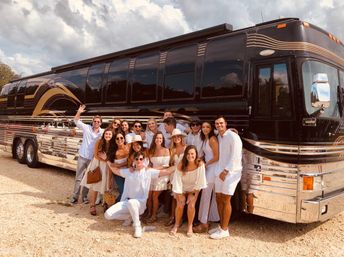 Party like a Rock Star: 45 Foot Prevost Tour Bus image