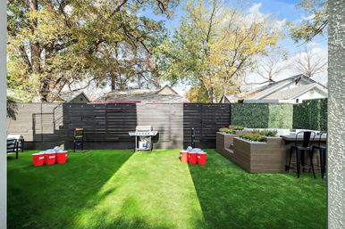 Twin Homes Oasis: Double the Space, Double the Fun with Fire Pit + Backyard Games image 6