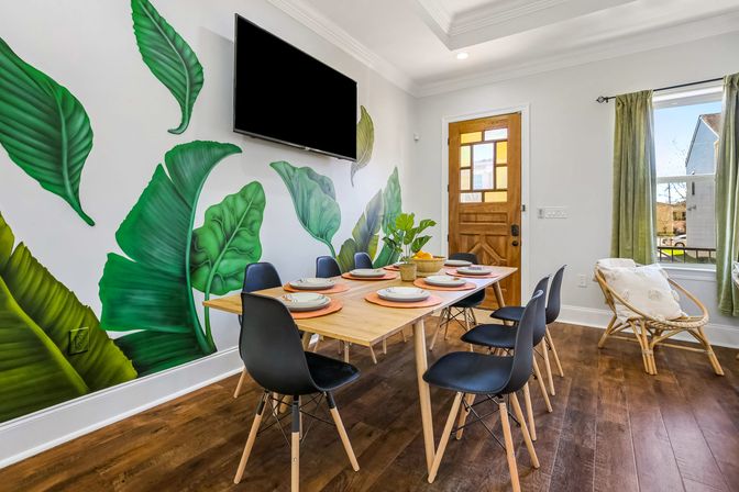 Trendy Art-Filled Mid City Oasis with Heated Pool and Parking image 3