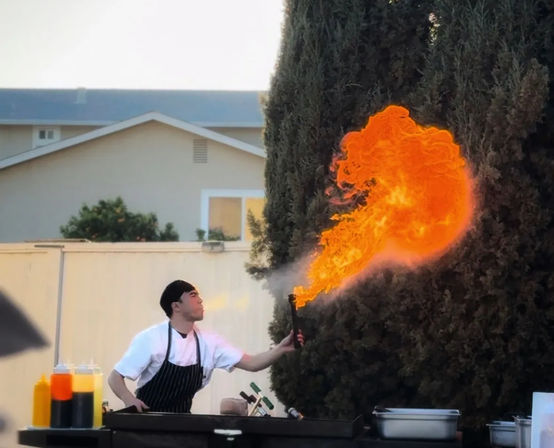 Private Hibachi Chef Experience: Live Cooking & Fire Show image 1