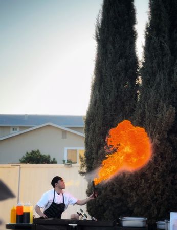 Private Hibachi Chef Experience: Live Cooking & Fire Show image 2
