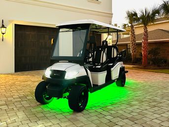 Ride "Island Style" in Luxury LED LSV Cart Rental image 1