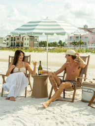 ICONIC Bachelorette Beach Experience: Chair & Umbrella Setup image 4