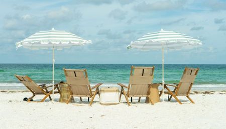 ICONIC Bachelorette Beach Experience: Chair & Umbrella Setup image 1