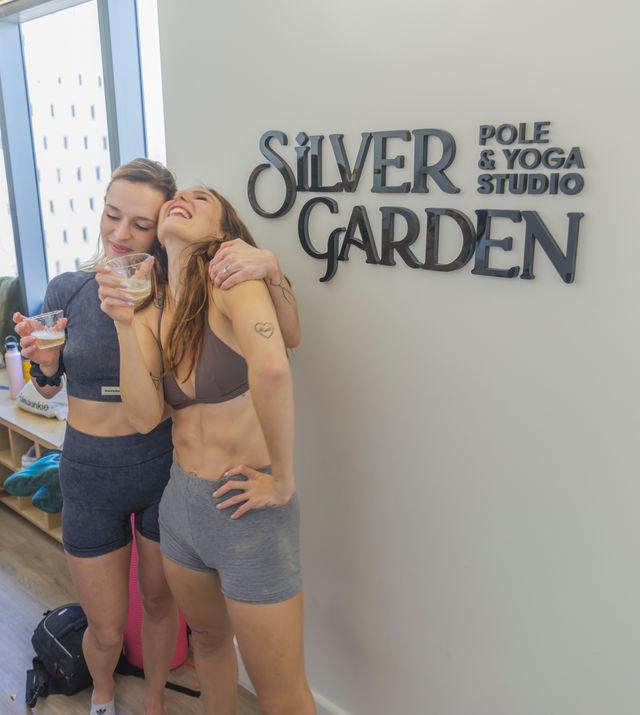 Flow & Glow: Private Yoga Party at Silver Garden Pole & Yoga Studio image 3