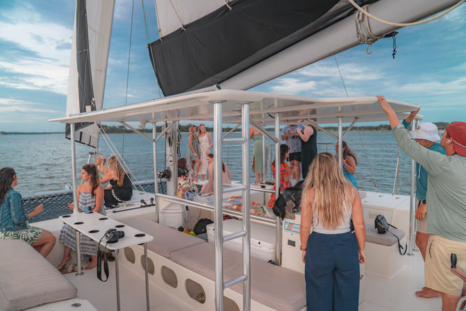 Rosé Brunch Under Sail Private Luxury Catamaran image 7