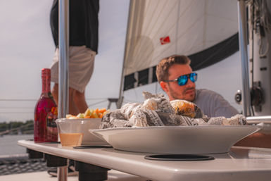 Rosé Brunch Under Sail Private Luxury Catamaran image 6