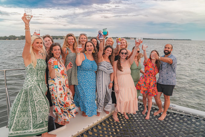 Rosé Brunch Under Sail Private Luxury Catamaran image 9