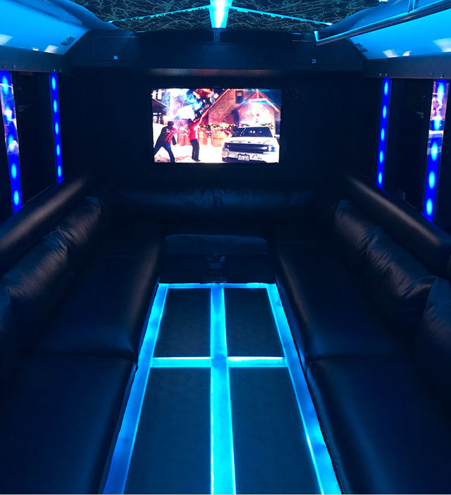 Premium Chaffeured Party Bus, BYOB & Bluetooth Audio image 5